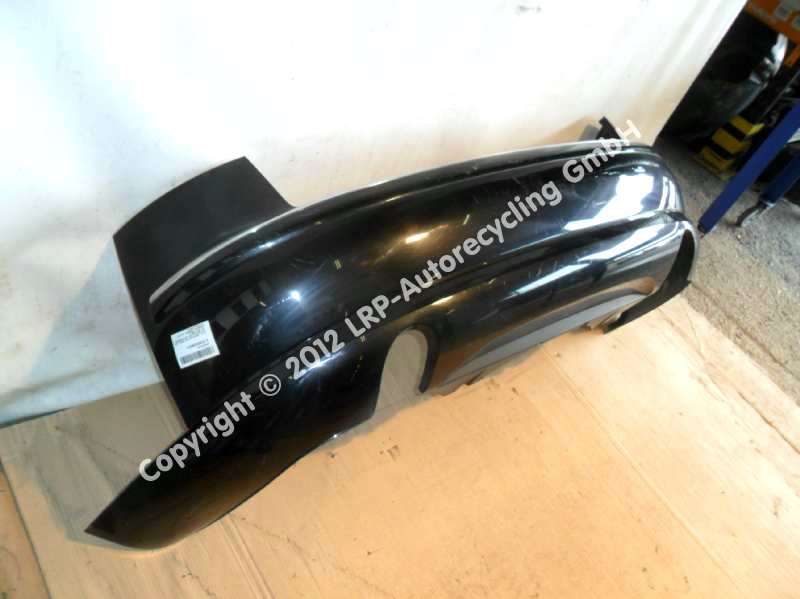 Audi A8 4E original Stoßfänger Stoßstange hinten mit Zierleisten LZ9W BJ2003